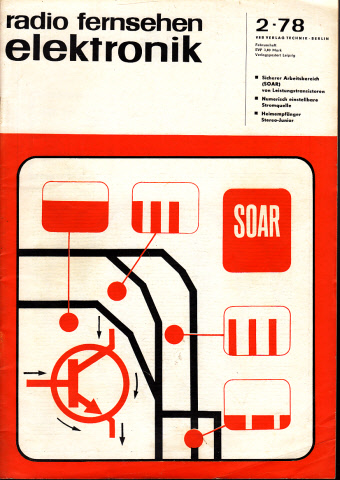 Autorengruppe;  Radio Fernsehen Elektronik - Hefte 2, 3, 4, 5, 6, 7, 8, 9, 10, 11, 12/1978 11 Hefte 