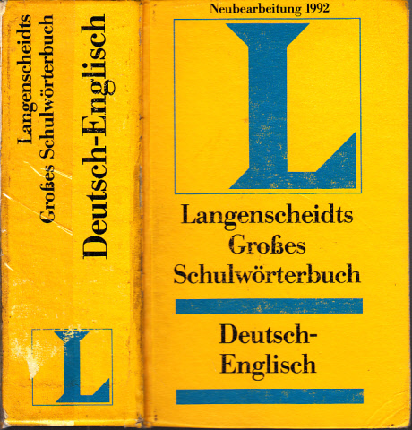 Brough, Sonia;  Langenscheidts Großes Schulwörterbuch Deutsch-Englisch 
