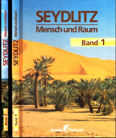 Eggert, Hans, Ralf Hapke Fritz Schornick u. a.;  Mensch und Raum - Band 1 + 3 2 Bücher 