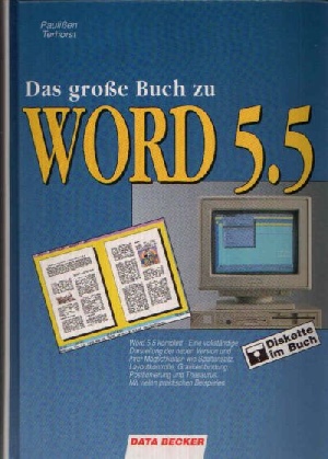Paulißen, Dirk und Anita Terhorst:  Das große Buch zu Word 5.5 