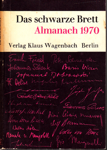 Wagenbach, Klaus;  Das schwarze Brett 6 - Almanach 