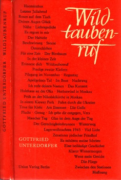 Unterdörfer, Gottfried;  Wildtaubenruf - Erzählungen und Gedichte 