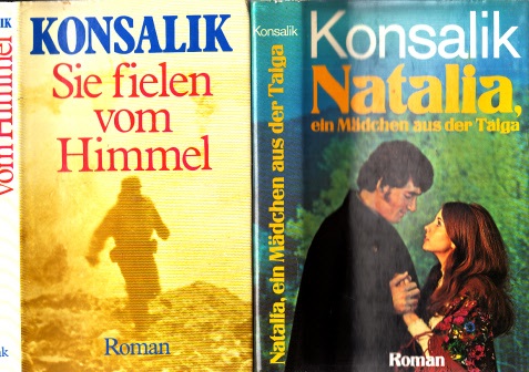 Konsalik, Heinz G.;  Sie fielen vom Himmel - Natalia, ein Mädchen aus der Taiga 2 Bücher 