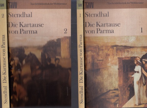 Stendhal und Erwin Rieger;  Die Kartause von Parma - Band 1 + 2 2 Bücher 