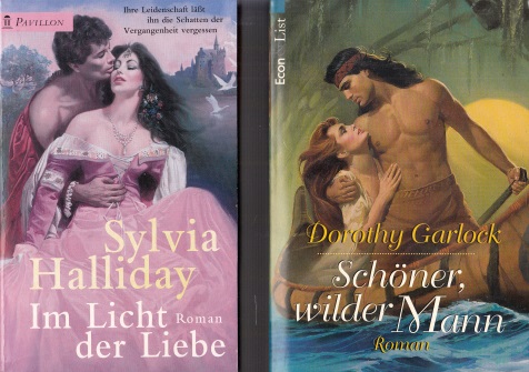 Halliday, Sylvia und Dorothy Garlock;  Im Licht der Liebe - Schöner wilder Mann 2 Bücher 