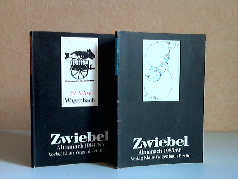 Wagenbach, Klaus;  Zwiebel Almanach 1984/85 und 1985/86 2 Heftchen 