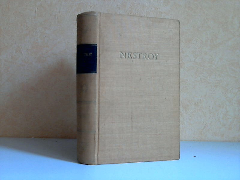 Reimann, Paul;  Nestroys Werke in zwei Bänden, zweiter Band 
