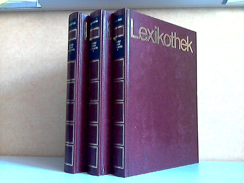 Fochler-Hauke, Gustav;  Lexikothek - Länder, Völker, Kontinente Band I bis III 3 Bücher 