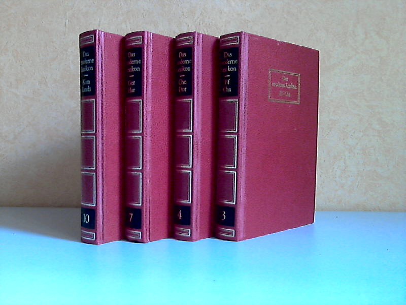 Müller, Hans F.;  Das moderne Lexikonin zwanzig Bänden - Bände 3, 4, 7, 10 4 Bücher 