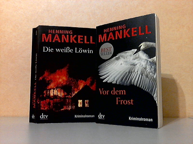 Mankell, Henning;  Die weiße Löwin + Vor dem Frost 2 Bücher 