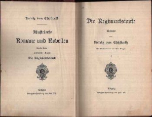 von Eschstruth, Nataly:  Die Regimentstante Illustrierte Romane und Novellen - zweite Serie, fünfter Band 