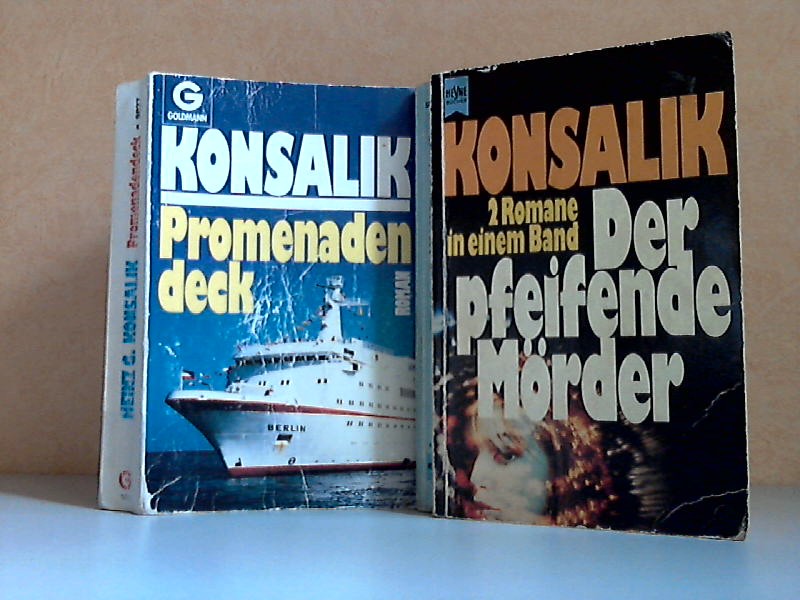 Konsalik, Heinz G.;  Promenadendeck - Der pfeifende Mörder, 2 Romane in einem Band 2 Bücher 