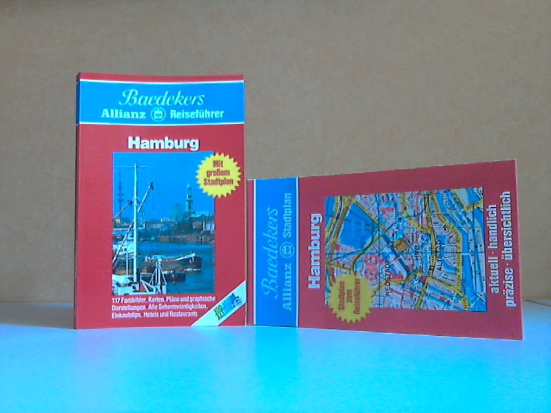 Autorengruppe;  Hamburg - Baedekers Reiseführer + Stadtplan zum Taschenbuch 