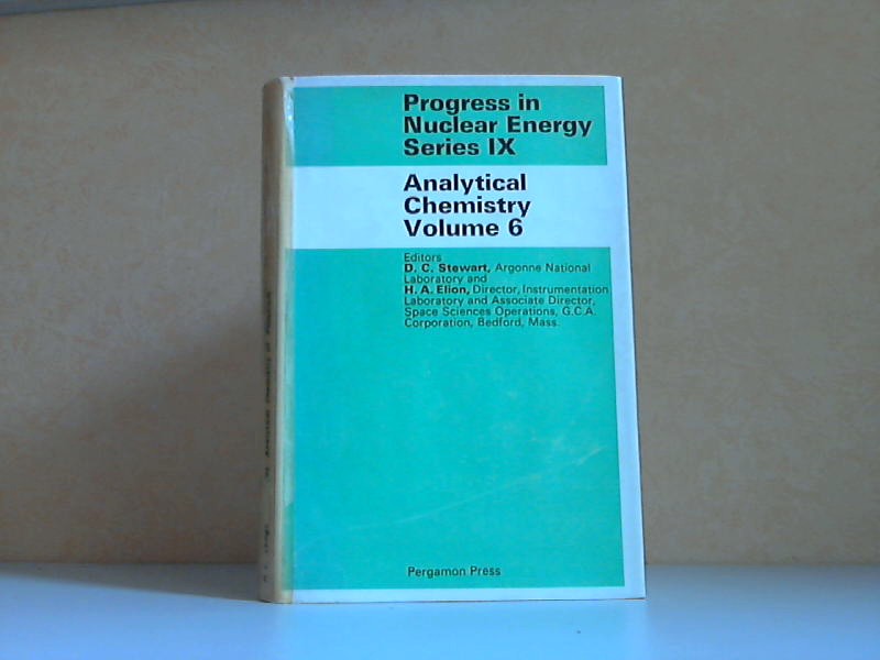 Stewart, D.C. and H.A. Elion;  Analytical Chemistry Volume 6 