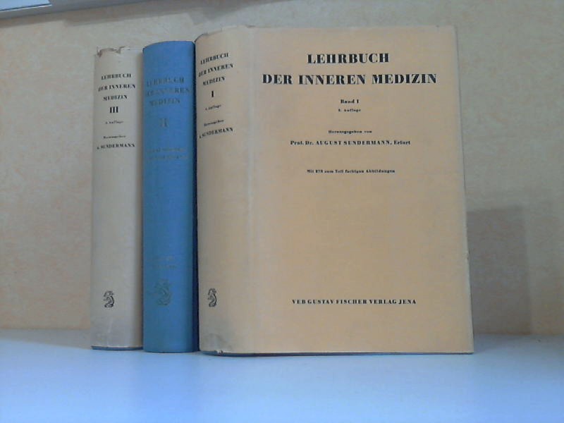 Sundermann, A.;  Lehrbuch der inneren Medizin Band 1 bis 3 3 Bücher 