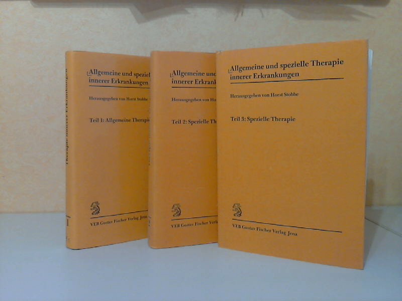 Stobbe, Horst;  Allgemeine und spezielle Therapie innerer Erkrankungen Band 1 bis 3 3 Bücher 