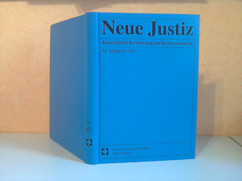 Autorengruppe;  Neue Justiz. Zeitschrift für Rechtsetzung und Rechtsanwendung 52. Jahrgang 1998 