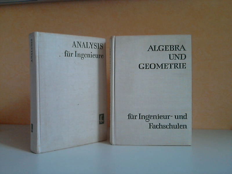 Autorengruppe;  Lehrbücher der Mathematik: Analysis für Ingenieure + Algebra und Geometrie für Ingenieure 2 Bücher 