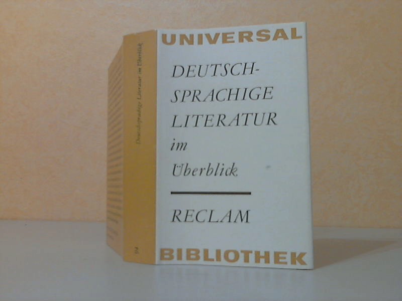 Autorengruppe;  Deutschsprachige Literatur im Überblick - Reclams Universal-Bibliothek Band 94 