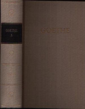 o.A.;  Goethes Werke Band 3 