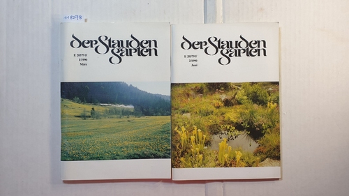 GdS Staudenfreunde  Der Staudengarten (2 Hefte). 1/1990 März + 2/1990 Juni 