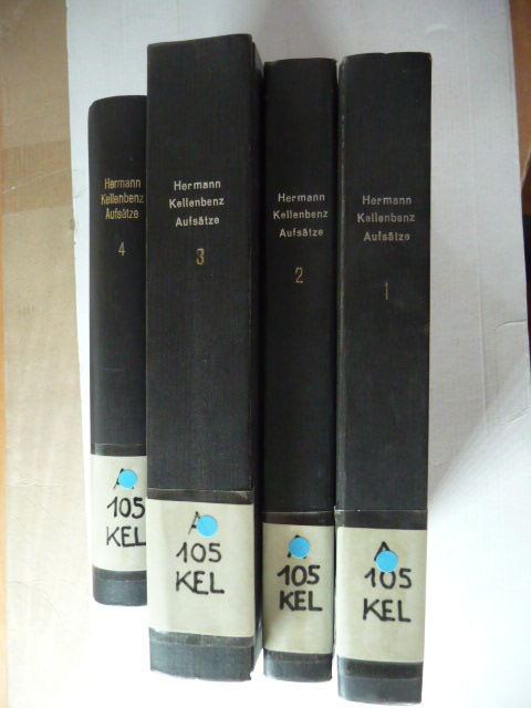 Diverse  Hermann Kellenbenz - Konvolut diverse Aufsätze, Band I. 13 x, Band II. 15x, Band III. 18x und Band IV. 19x (65 Aufsätze) in (4 BÜCHERN) 