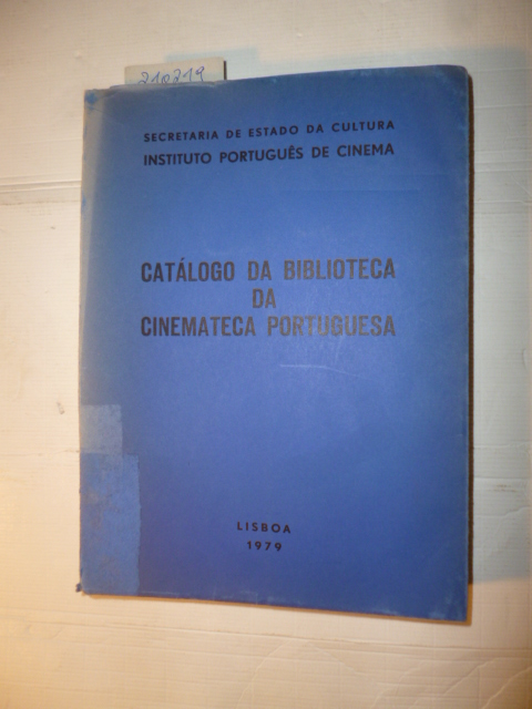 Diverse  Catalogo da Biblioteca da Cinemateca Portuguesa 