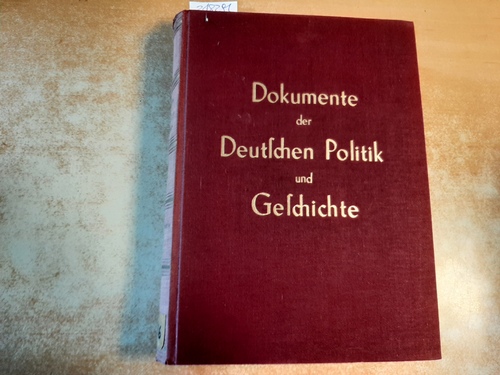 Hohlfeld, Johannes (Hrsg.) / Hohlfeld, Klaus  Die Zeit der nationalsozialistischen Diktatur 1933-1945,, Aufbau und Entwicklung 1933-1938. IV. Band 