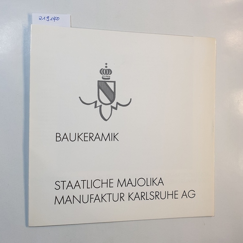   Baukeramik, Majolika Keramik Manufaktur Karlsruhe 