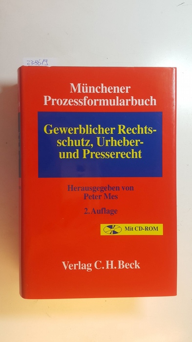 Johlen, Heribert [Hrsg.]  Münchener Prozeßformularbuch, Bd. 6., Verwaltungsrecht. Mit CD-ROM 