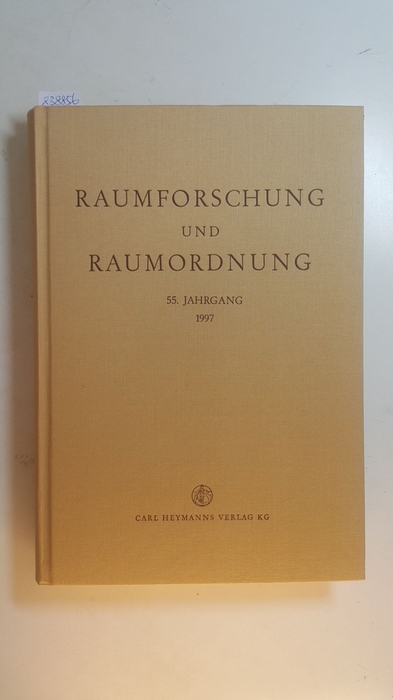 Akademie für Raumforschung und Landesplanung Hannover [Hrsg.]  Raumforschung und Raumordnung 55. Jahrgang 1997 