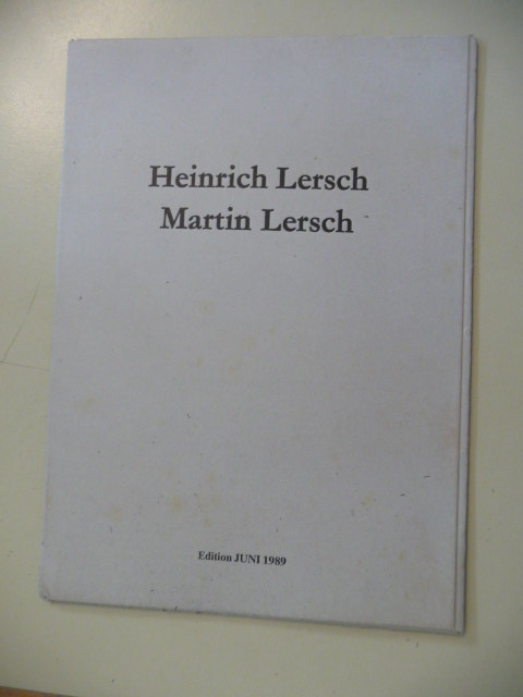 Lersch, Martin  Heinrich Lersch. 4 übermalte Offsettdrucke von Martin Lersch. 