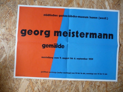 Diverse  georg meistermann gemälde. städtisches gustav-lübcke-museum hamm (westf.) - ausstellung vom 9. august bis 6. september 1959. 