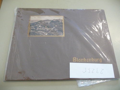 Hoefer  Blankenburg die Perle des Harzes - Nach eigenen Aufnahmen des Verlegers. Aufgenommen mit Goert Doppel-Anastigmaten auf Agfa-Chromo-Isolarplatten 