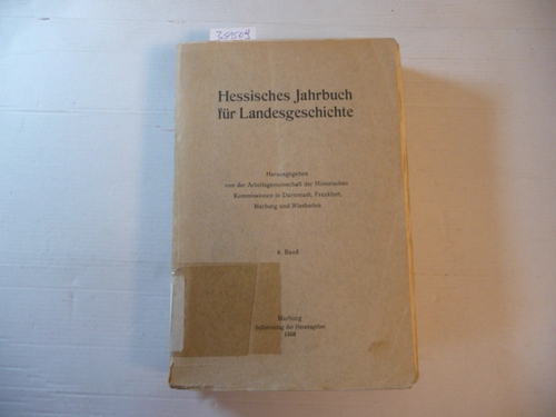 Diverse  Hessisches Jahrbuch für Landesgeschichte - 8. Band 