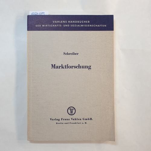 Schreiber, Klaus  Marktforschung 
