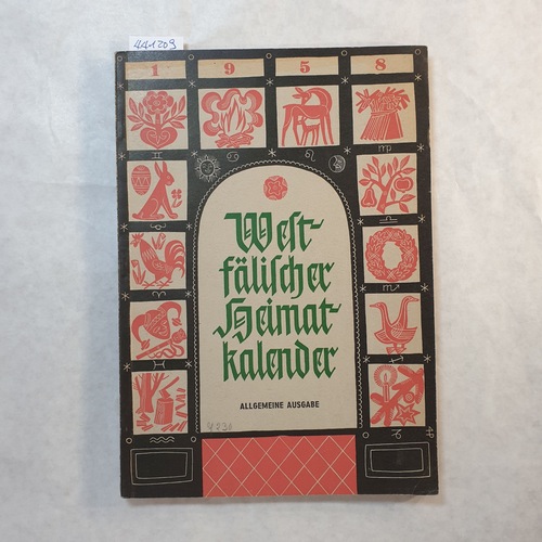 Westfälischen Heimatbund  Westfälischer Heimatkalender 1958, 12. Jahrgang 
