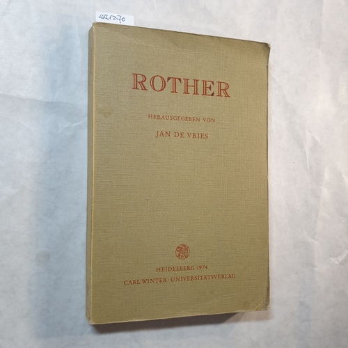 Vries, Jan de [Hrsg.]  Rother 