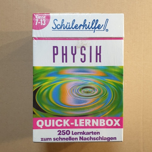   Quick Lernbox. Physik 7 - 13. Klasse, 250Lernkarten zum schnellen Nachschlagen 