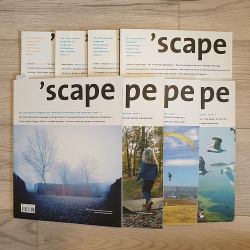   scape 2006-2011( 8 BÜCHER): The International Magazine of Landscape Architecture and Urbanism (2006/1+2) 