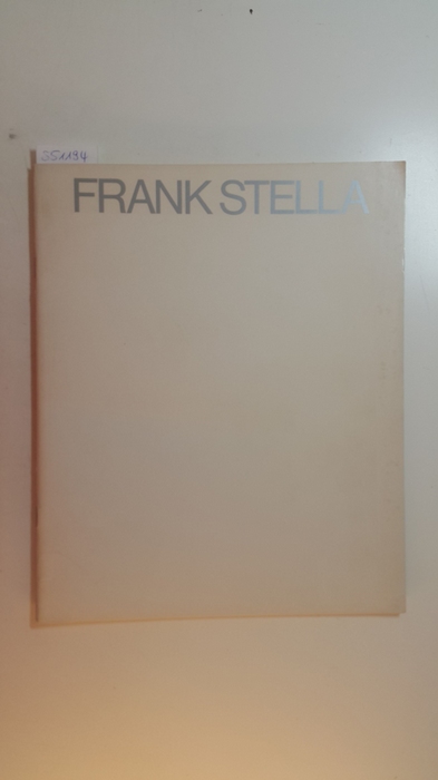 Hayward Gallery (London); Frank Stella; Robin Campbell(fwd); John McLean (intro).  Frank Stella: A Retrospective Exhibition. July 25 - 31, 1970. Exhibition Catalog. 
