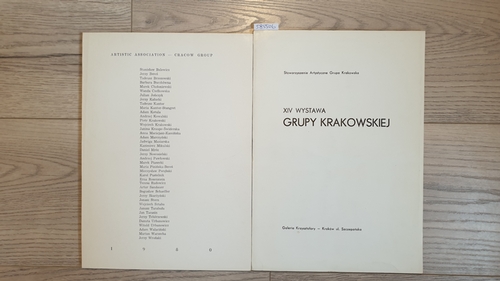 Stowarzyszenie Artystyczne  XIV Wystawa Grupy Krakowskiej + artistic association cracow group 1980 
