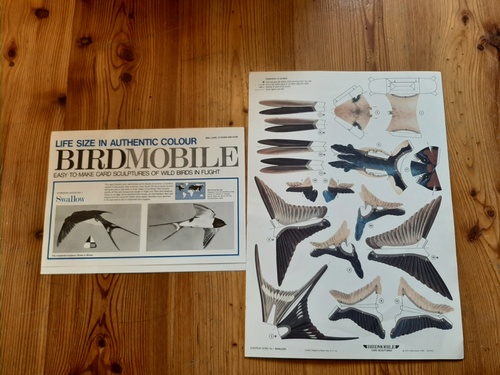 Diverse  Birdmobile (Card Sculptures). European Series No. 1. Swallow 