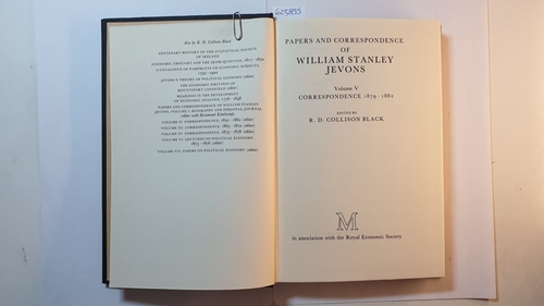 W S Jevons, R D Collison Black,  Papers and Correspondence of William Stanley Jevons - Volume 5: Correspondence, 1879-1882 