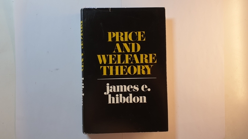 Hibdon, James E  Price and Welfare Theory 