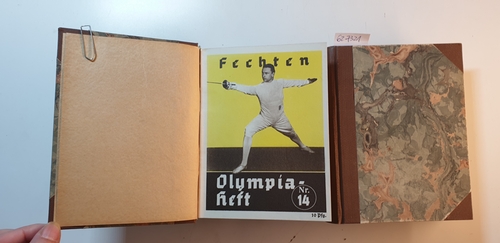 Diverse  Olympia 1936 - eine nationale Aufgabe, 26 Hefte in 2 Bücher (Nr. 1 bis 26) 