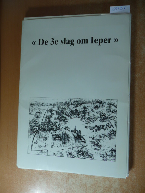 Geert Lepez  Een bijdrage tot - De 3e slag om leper - Deze map bevat 5 kaarten 40x60cm en 56 luchtfoto's 