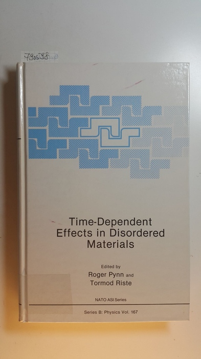 Pynn, Roger [Hrsg.]  Time-dependent effects in disordered materials : (proceedings of a NATO Advanced Study Institute on Time-Dependent Effects in Disordered Materials, held March 29 - April 9, 1987 in Geilo, Norway) 