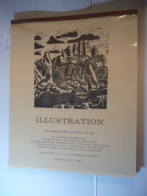 Diverse  Illustration - Originalgraphik-Kalender  für 1981. 14 Originalgraphiken 