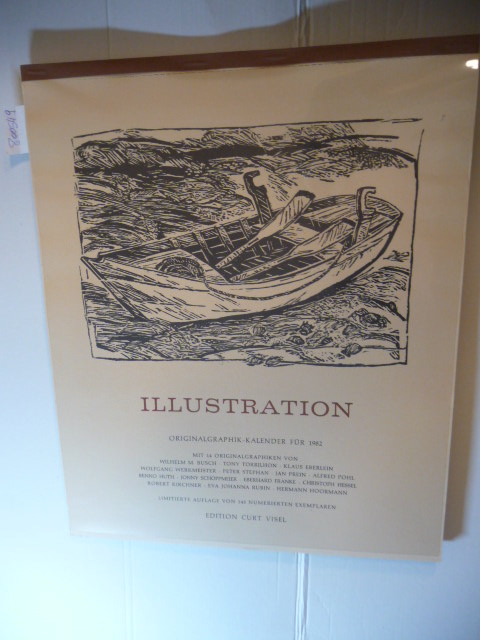 Diverse  Illustration - Originalgraphik-Kalender  für 1982. 14 Originalgraphiken 